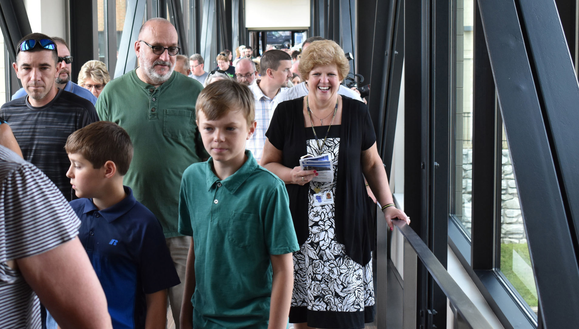 August 2018 -- walkway opened during dedication